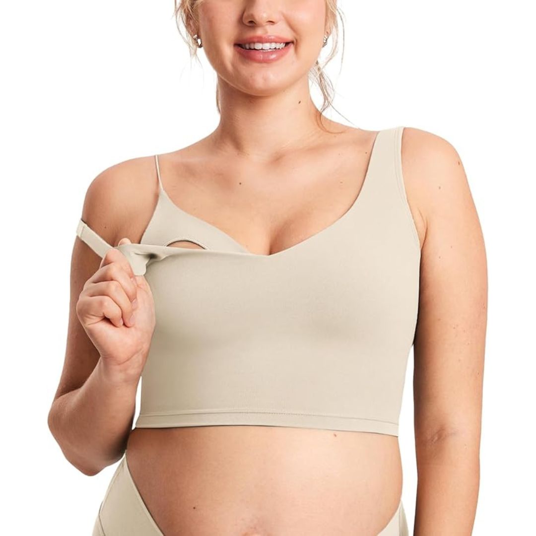 Nursing Crop Tank Top